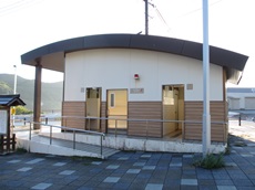 大泊ポケットパーク公衆トイレ外観